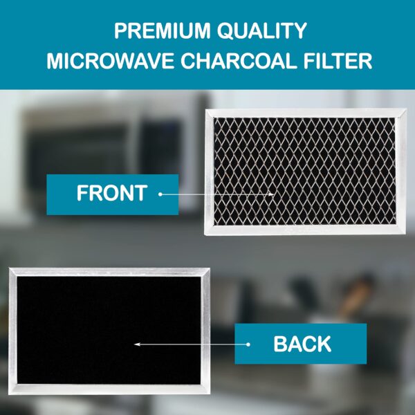 JX81J Microwave Charcoal Filter Replacement for GE WB02X11124, 4-Pack - Image 3