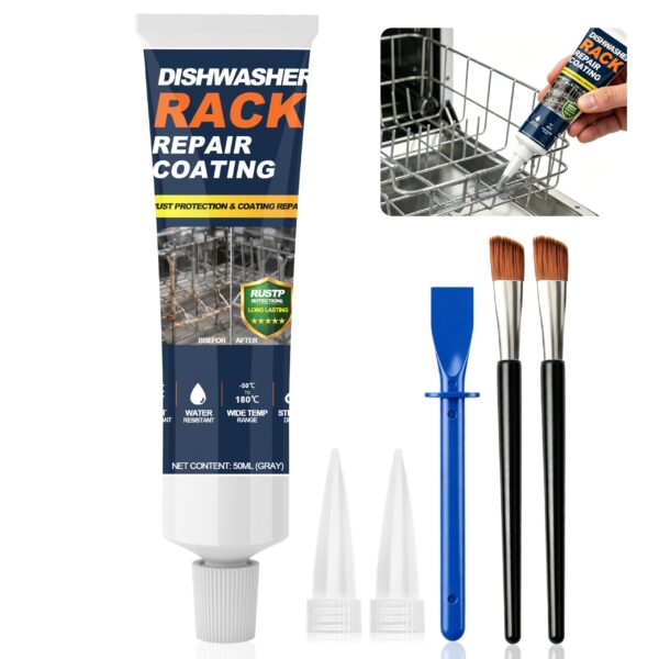 SEPOVICA Dishwasher Rack Repair Kit, Rust Repair Coating, Gray, 50ml