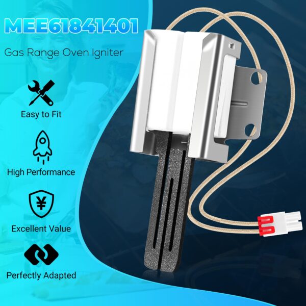 UPGRADE MEE61841401 Oven Igniter Replacement for LG Gas Range MEE61841402 - Image 3