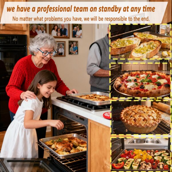 WB48X20249 Oven Rack, 23.75"L x 16.25"W, Compatible with GE Oven Parts - Image 2