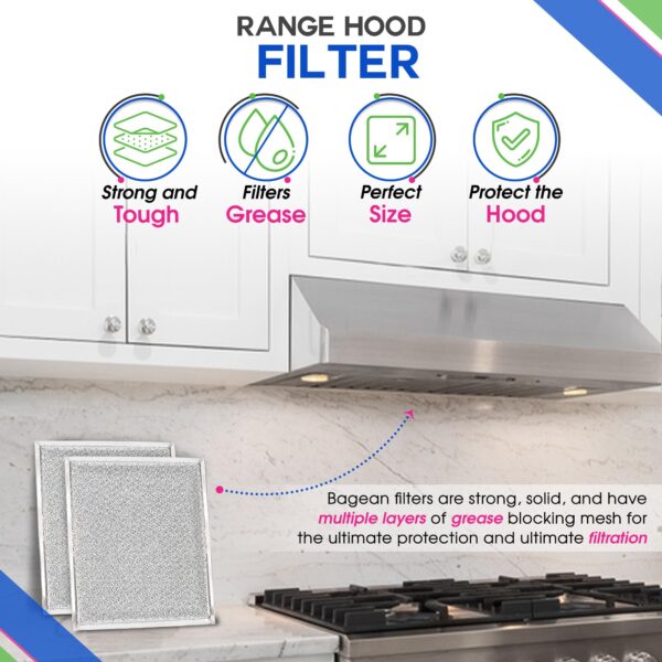 Stove Vent Filter 10.5x8.75" 97006931 Fits Nutone Broan Range Hood Filter - Image 4
