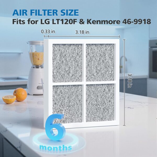 LT120F Refrigerator Air Filter Replacement for LG LT120F Kenmore Elite - Image 2