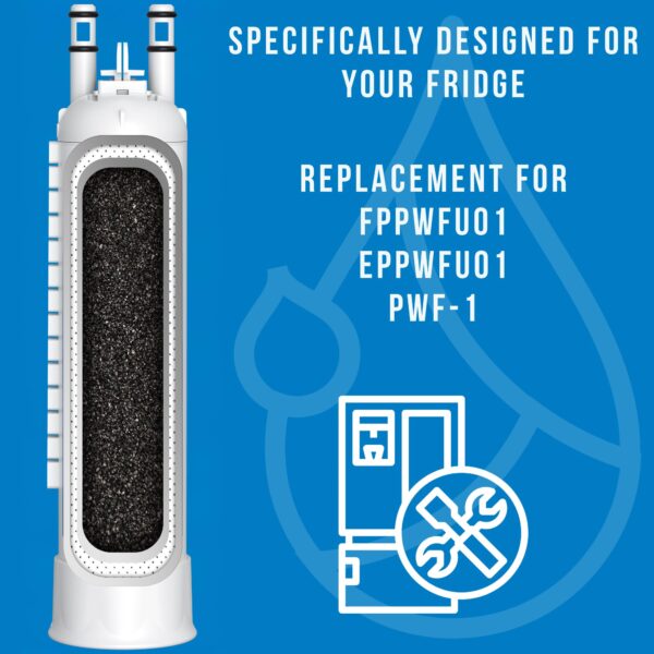 Yatker FPPWFU01 Water Filter Replacement 2 Packs - Image 2