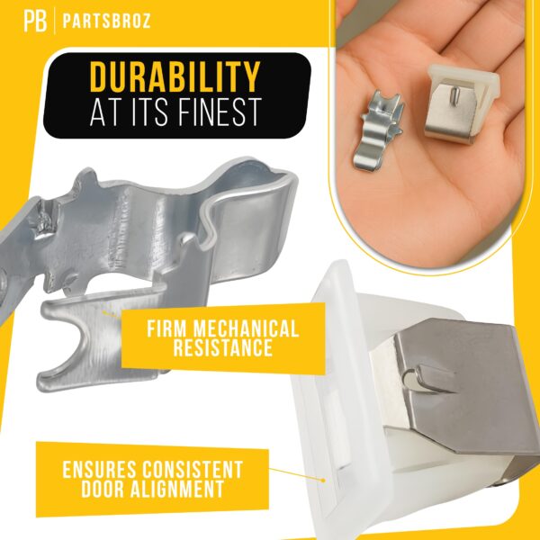 131658800 Dryer Door Catch for Frigidaire Kenmore Gibson AP2107362 PS418433 - Image 7