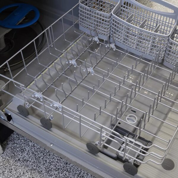 Allstare 808602302 Dishwasher Lower Rack Replacement for Frigidaire Kenmore Dishwasher Parts Lower Dishrack Assembly with 154174501 Wheels 154432602 FDB1050REB0 Dishwasher Bottom Rack -22" x 20.9" - Image 5