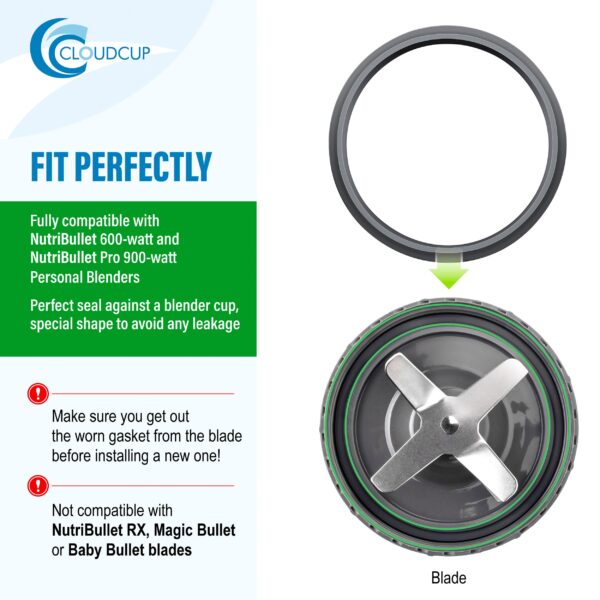 Seal Rings Gaskets Replacement for Nutribullet Blender Parts Accessories - Image 3