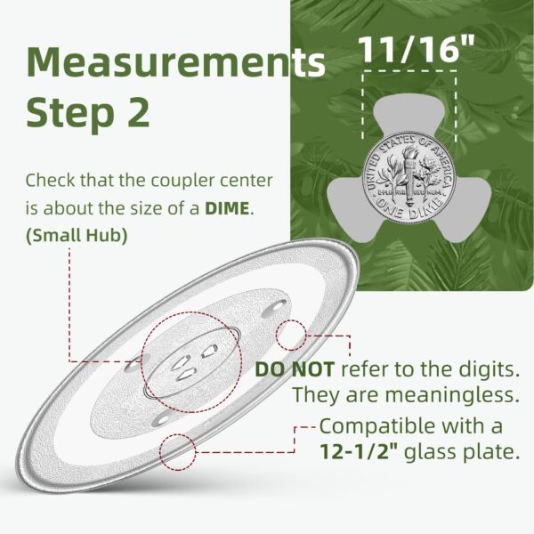 Gemroom 12.5" Microwave Glass Turntable Plate - Image 5
