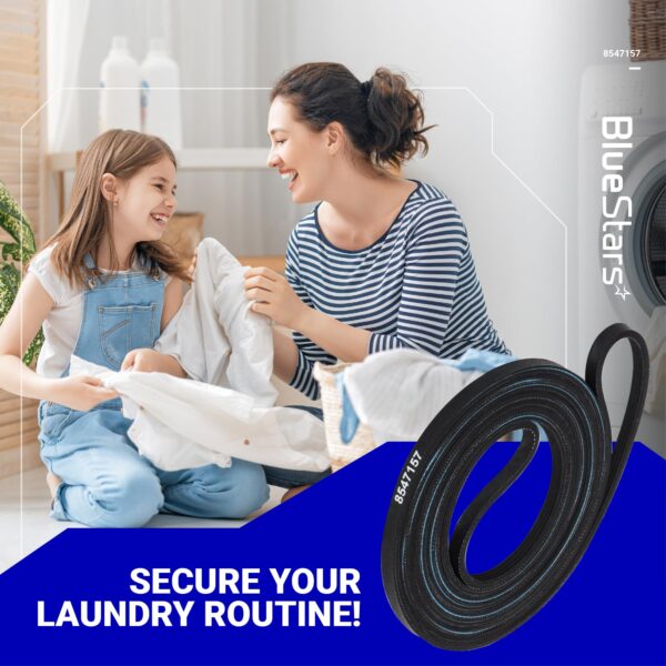 BlueStars Ultra Durable 8547157 Dryer Drum Belt 94 in Replacement Part - Compatible with Whirlpool & Kenmore Dryers - Replaces WP8547157 AP6013152 - Image 2