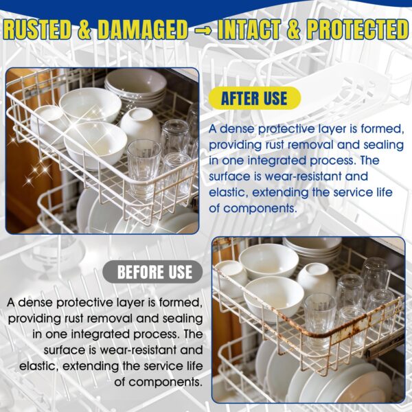 Dishwasher Rack Repair Coating, White Dishwasher Rack Repair Kit - Image 7