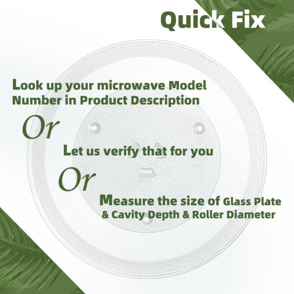 Gemroom 11.5" Microwave Turntable Plate for Samsung Microwave - Image 3