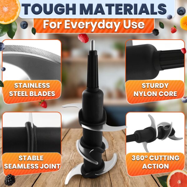 Blender Blade Replacement for 72 Oz Pitcher, Stainless Steel - Image 3