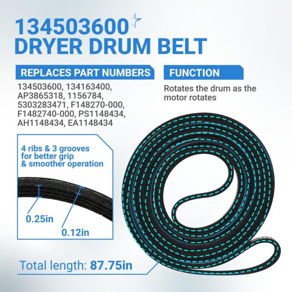 [Upgraded] BlueStars 5303281153 & 134503600 Dryer Rear Bearing - Image 5