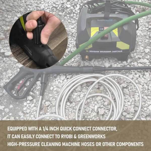 25ft Pressure Washer Hose for Ryobi Power Washer Replacement Part#308835065 - Image 2