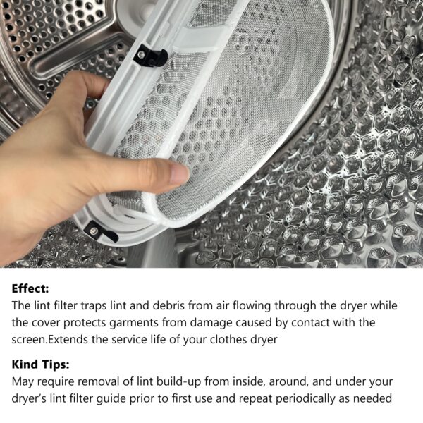 W10828351 Dryer Lint Screen Cover And Filter Part - Image 5