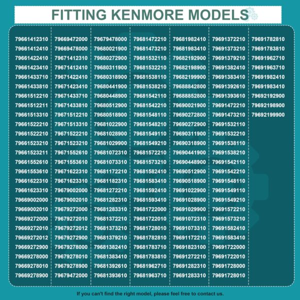 Upgraded Dryer Repair Kit Compatible with LG Kenmore Dryers Includes 4581EL2002C Dryer Drum Roller 4400EL2001A Dryer Belt 4561EL3002A Idler Pulley & Spring Replace 4400EL2001F 4581EL3001E 4581EL2002A - Image 2