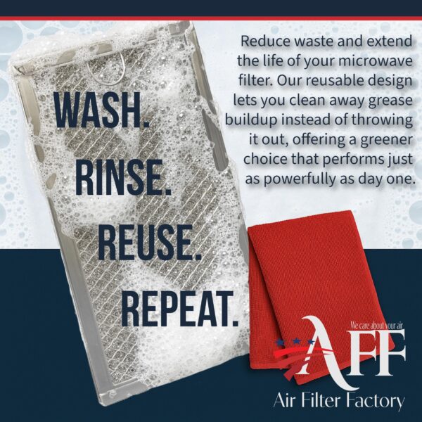 Microwave Grease Filter WB02X11534 Replacement for GE 2-Pack - Image 2