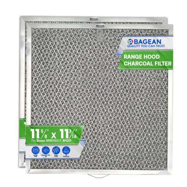 Stove Vent Filter 11.6x11.2” 99010317 Fits Nutone Broan Range Hood Filter - Image 2