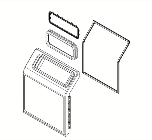 KitchenAid Refrigerator Ice Room Door Assembly W11399564