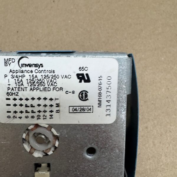 Kenmore Washer Timer 131437500 - Image 2