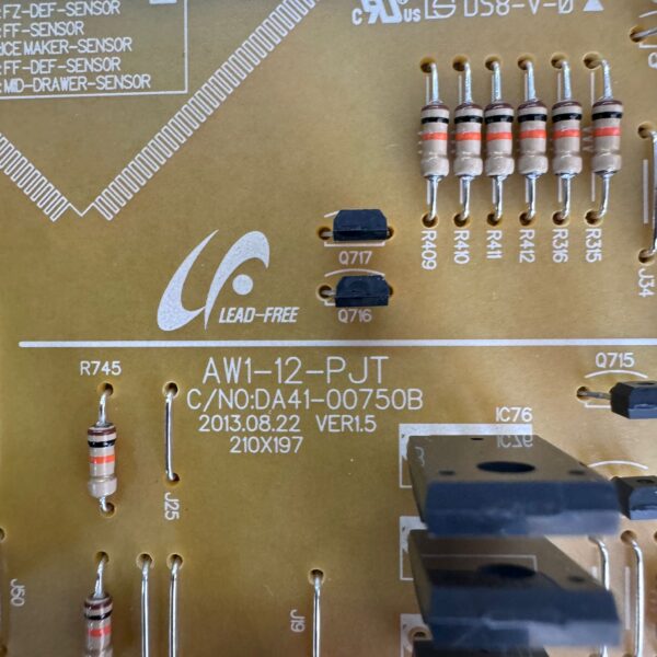 Samsung Refrigerator Main Control Board DA94-02663A - Image 2