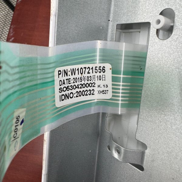 Whirlpool Microwave Control Panel Assembly (White) W10721556 - Image 2