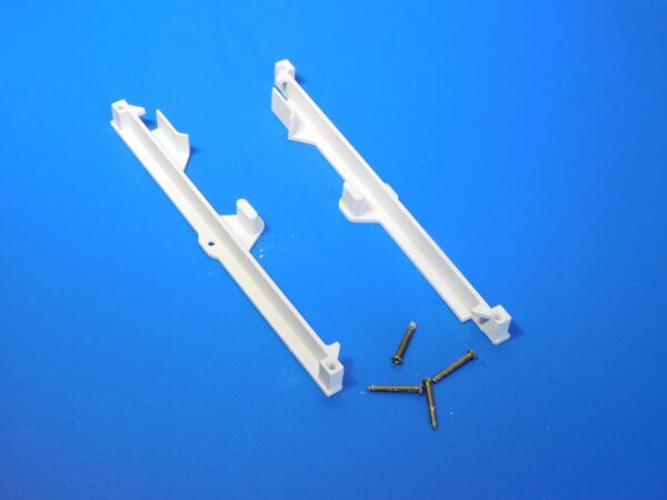 Amana Refrigerator Slide 1119237 & Refrigerator Ice Container Slide Rail 1119293